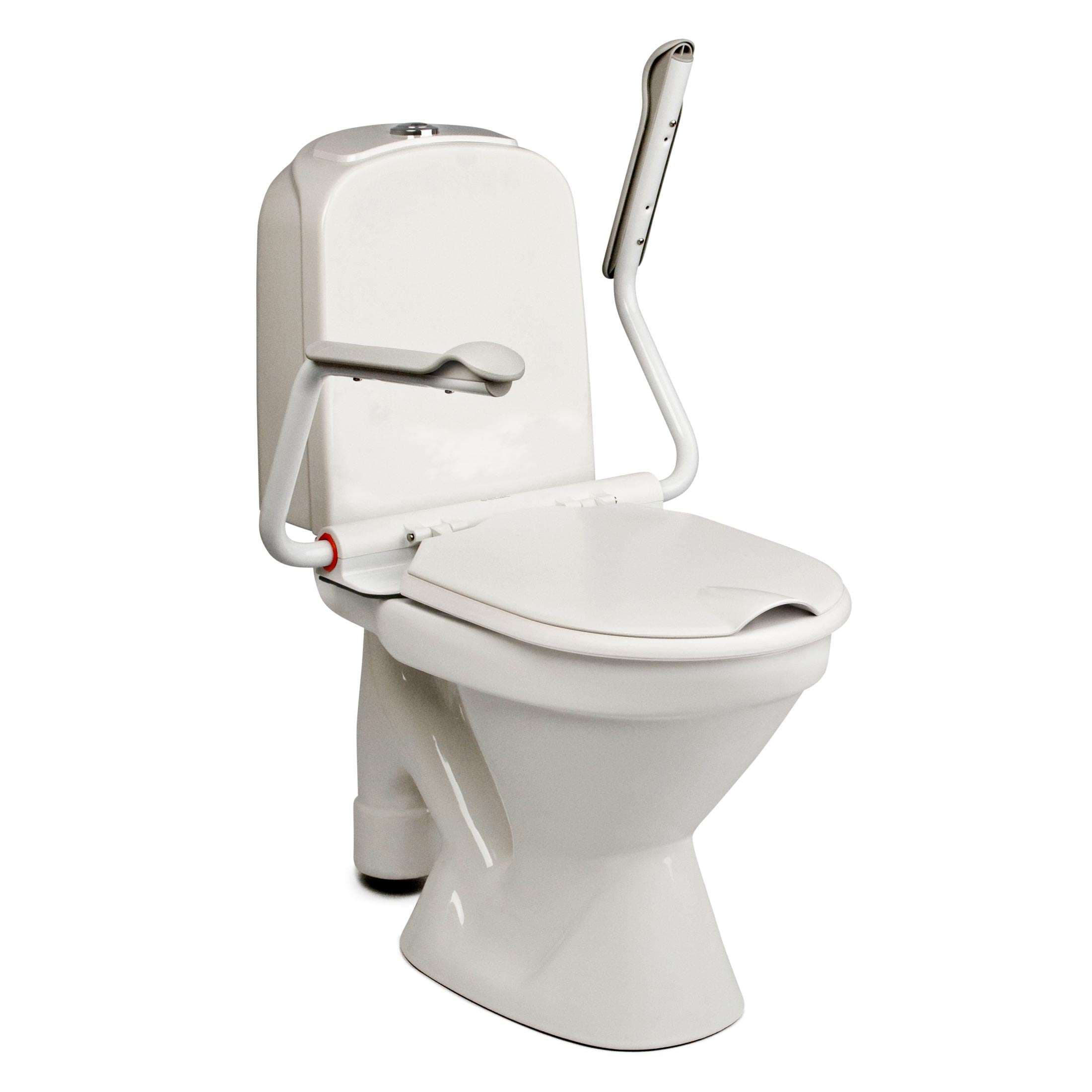 Etac Supporter Foldable Toilet Arm Supports with Rounded Hand Grips