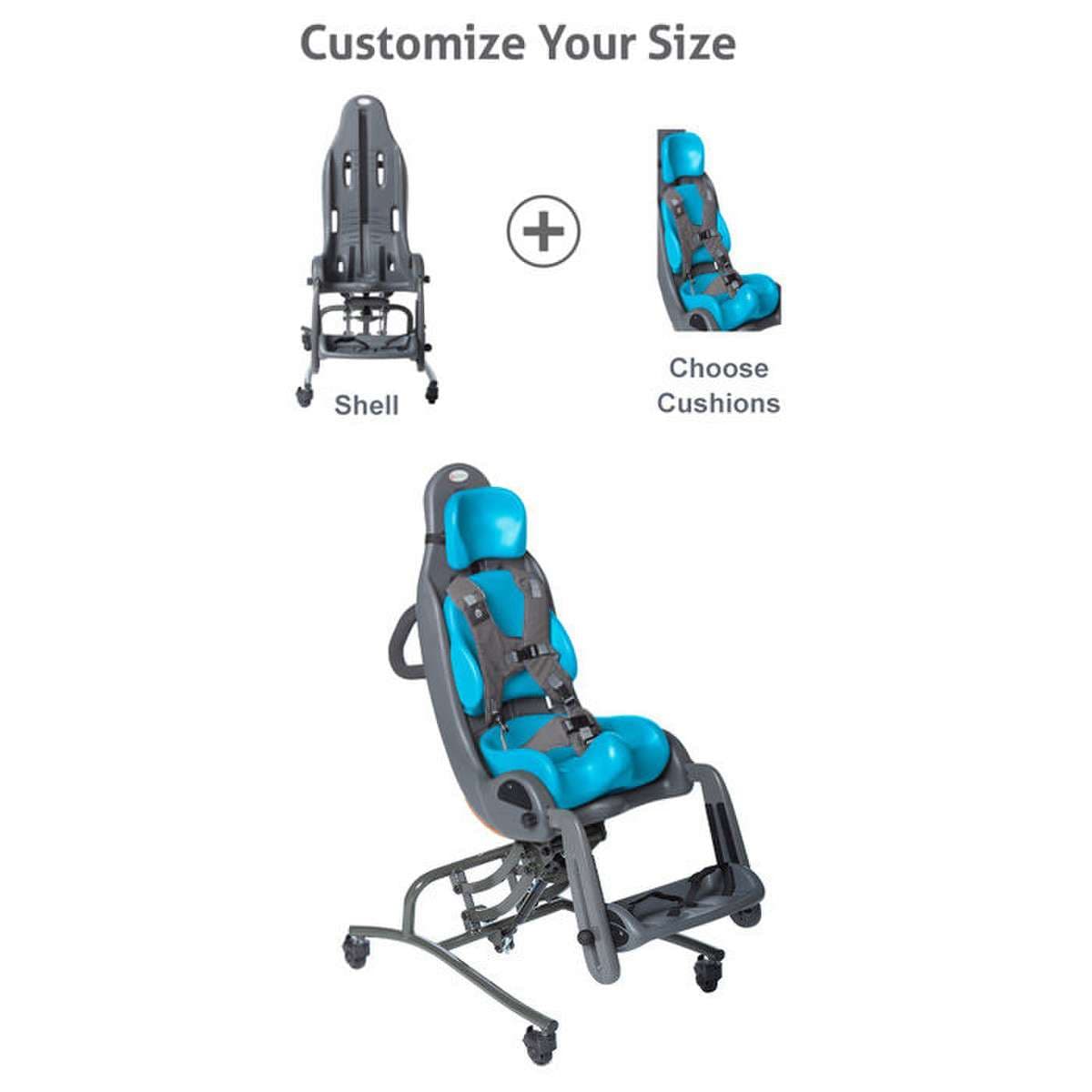 Special Tomato Hi-Low MPS Adaptive Seating System - Large - Image 2