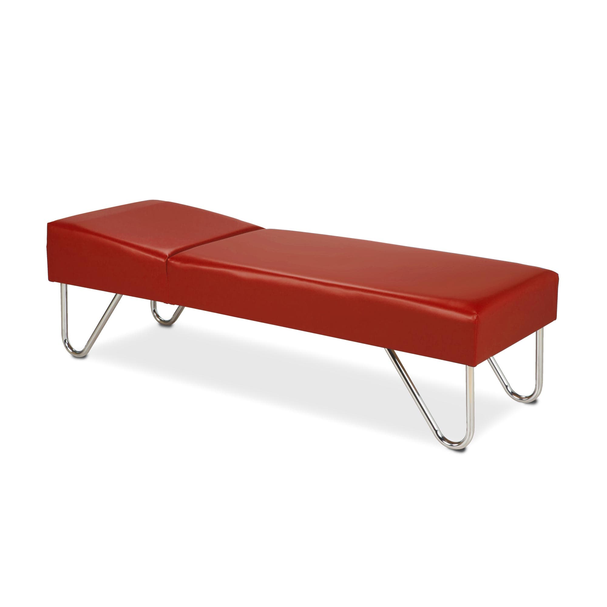 Clinton chrome-leg recovery couch - Image 1