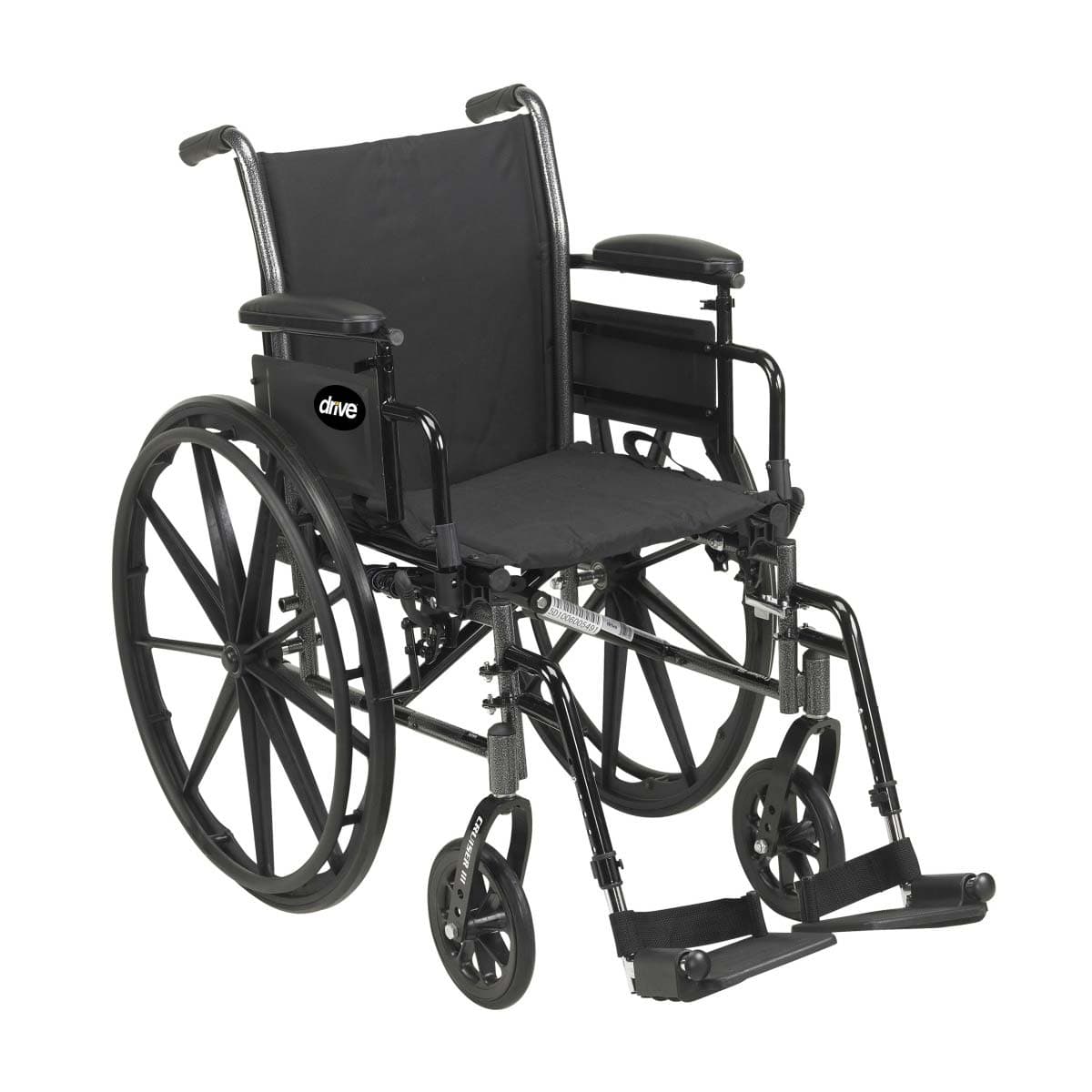 Drive Medical Cruiser III Lightweight Dual Axle Wheelchair