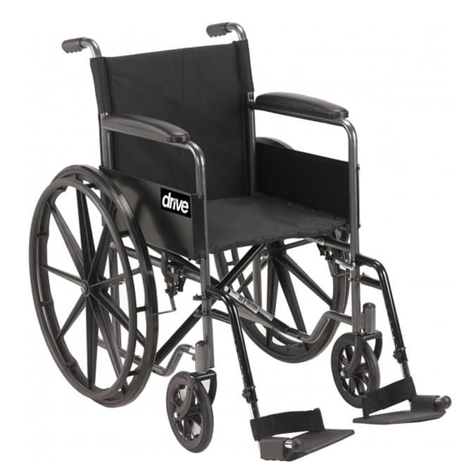 Drive Medical Silver Sport 1 Single Axle Manual Wheelchair