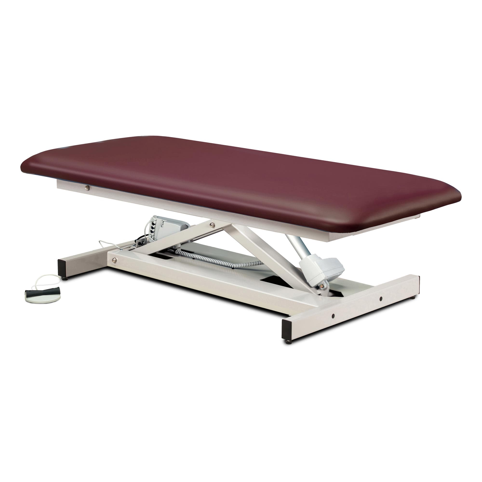 Clinton open base, extra wide, bariatric, straight top power table - Image 7
