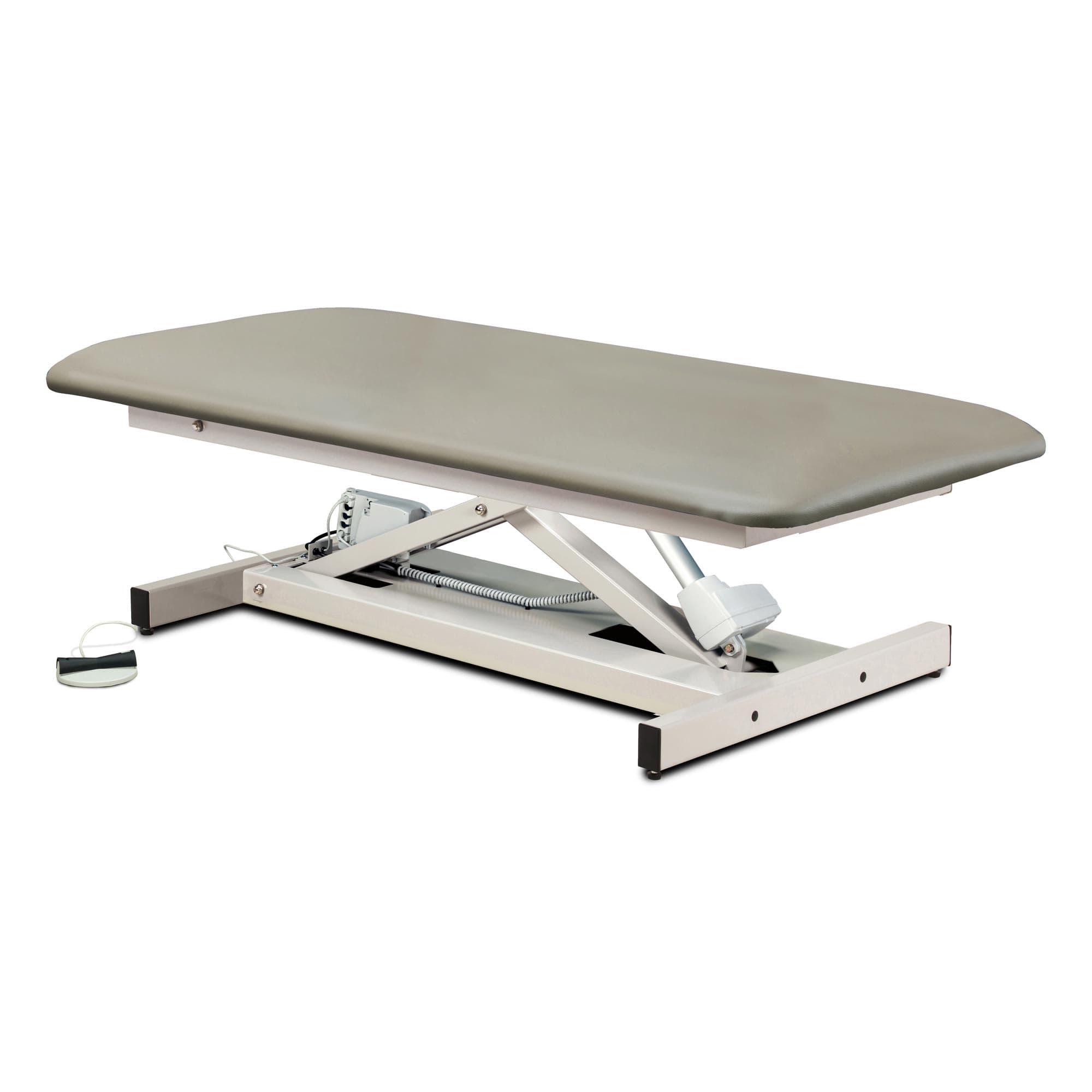 Clinton open base, extra wide, bariatric, straight top power table - Image 1