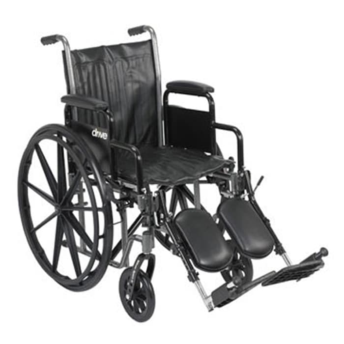 Drive Medical silver sport 2 dual axle manual wheelchair - Image 2