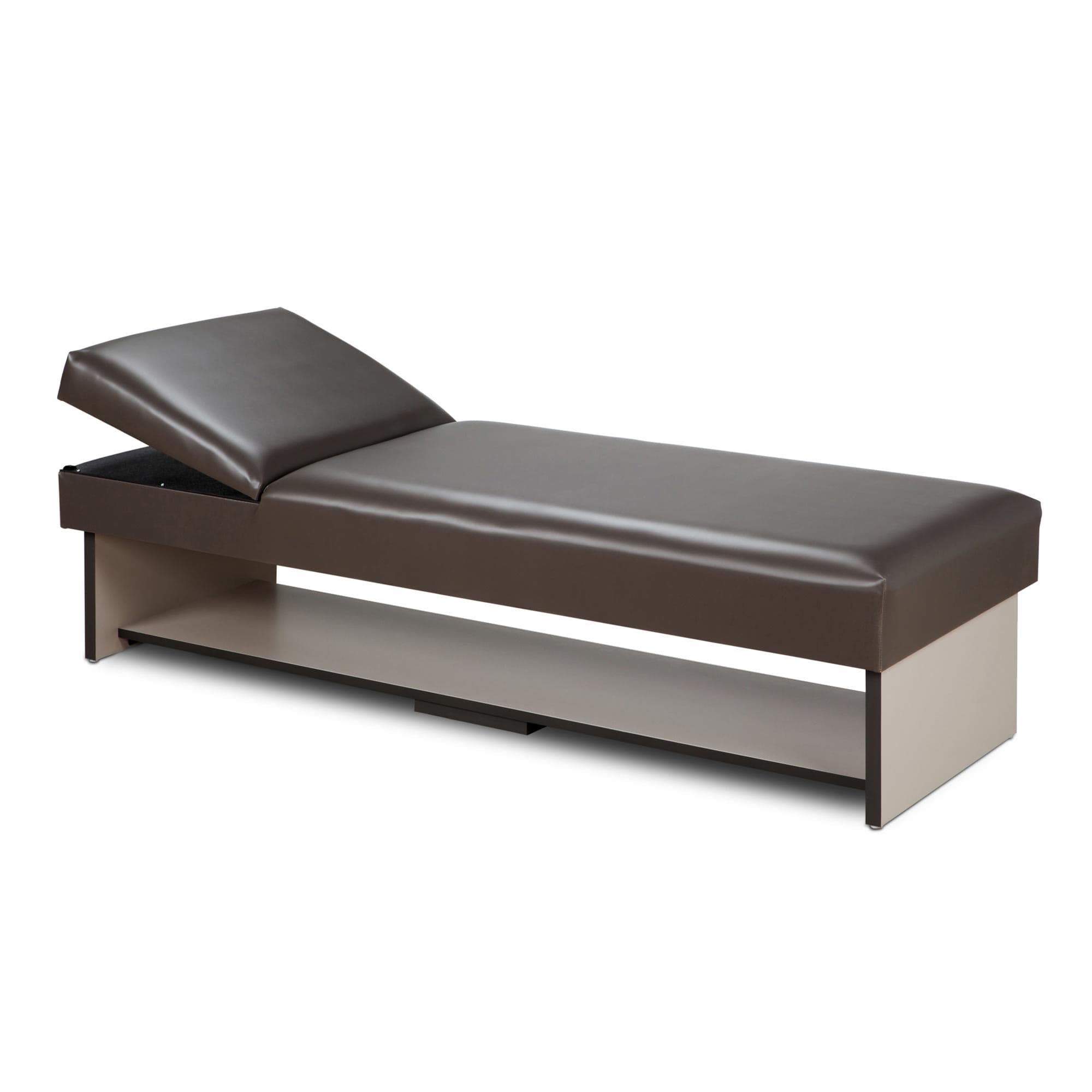 Clinton panel leg recovery couch with full shelf - Image 3