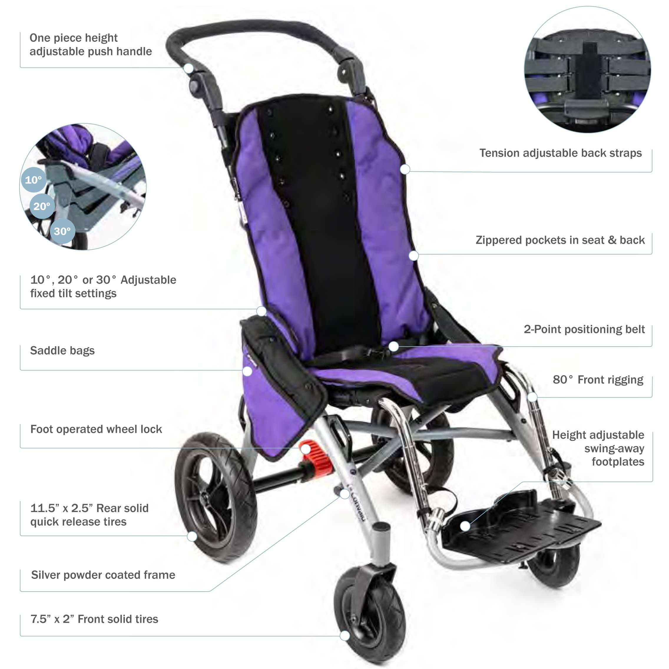 Convaid Coaster Scout Stroller - Image 4