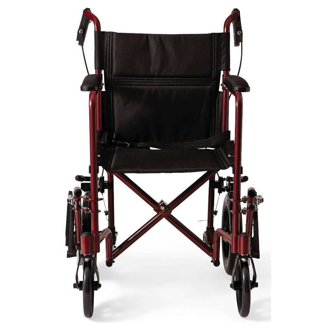 Medline Basic Aluminium Transport Chair - Image 4