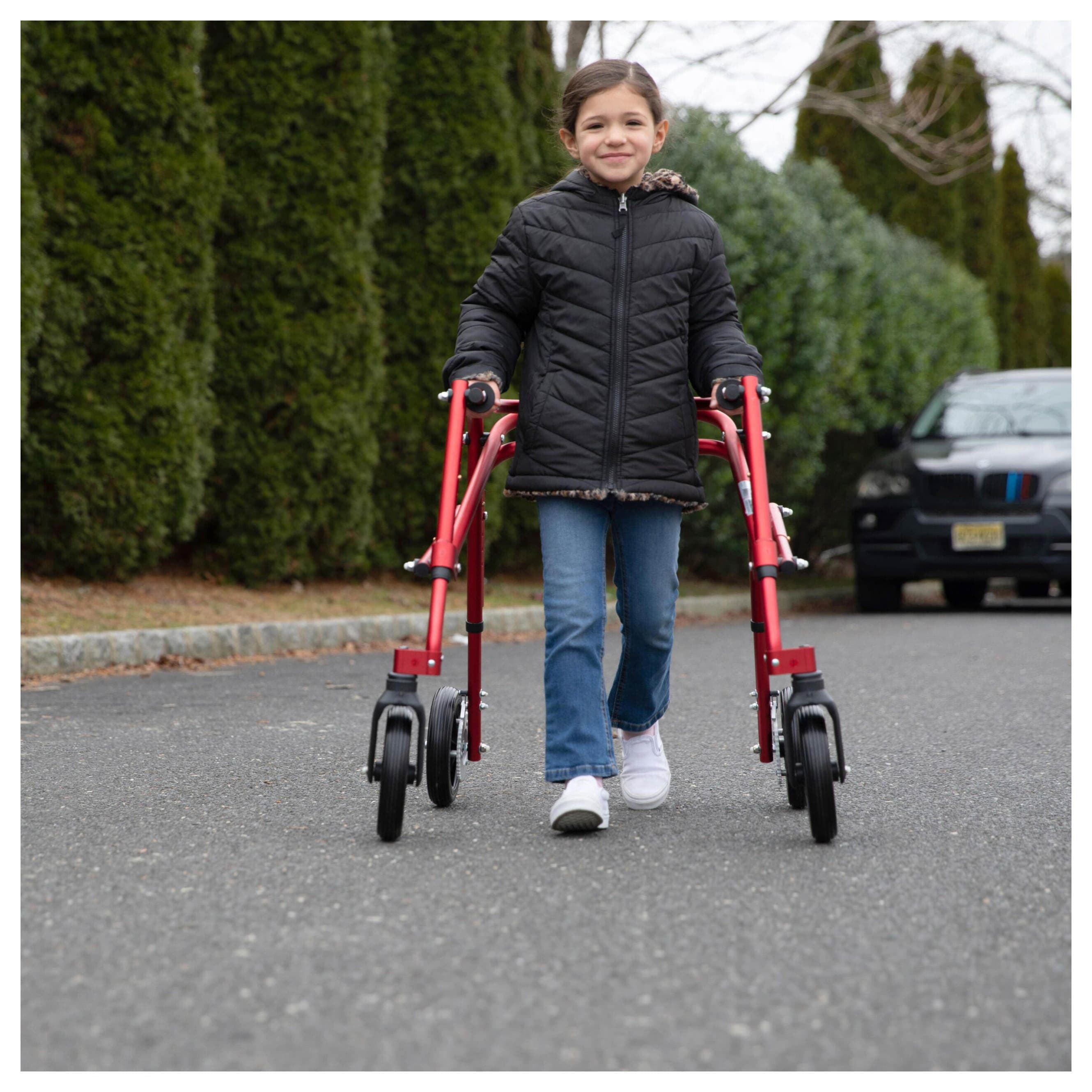 Klip 4-wheeled posterior walker with 8" wheels - Image 9
