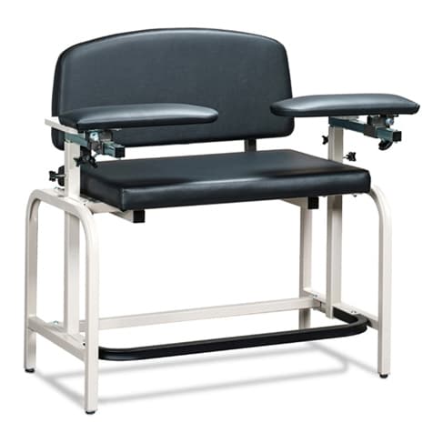 Clinton Lab X Series, Heavy Duty, Extra-Tall, Draw Chair with Dual Flip Arms