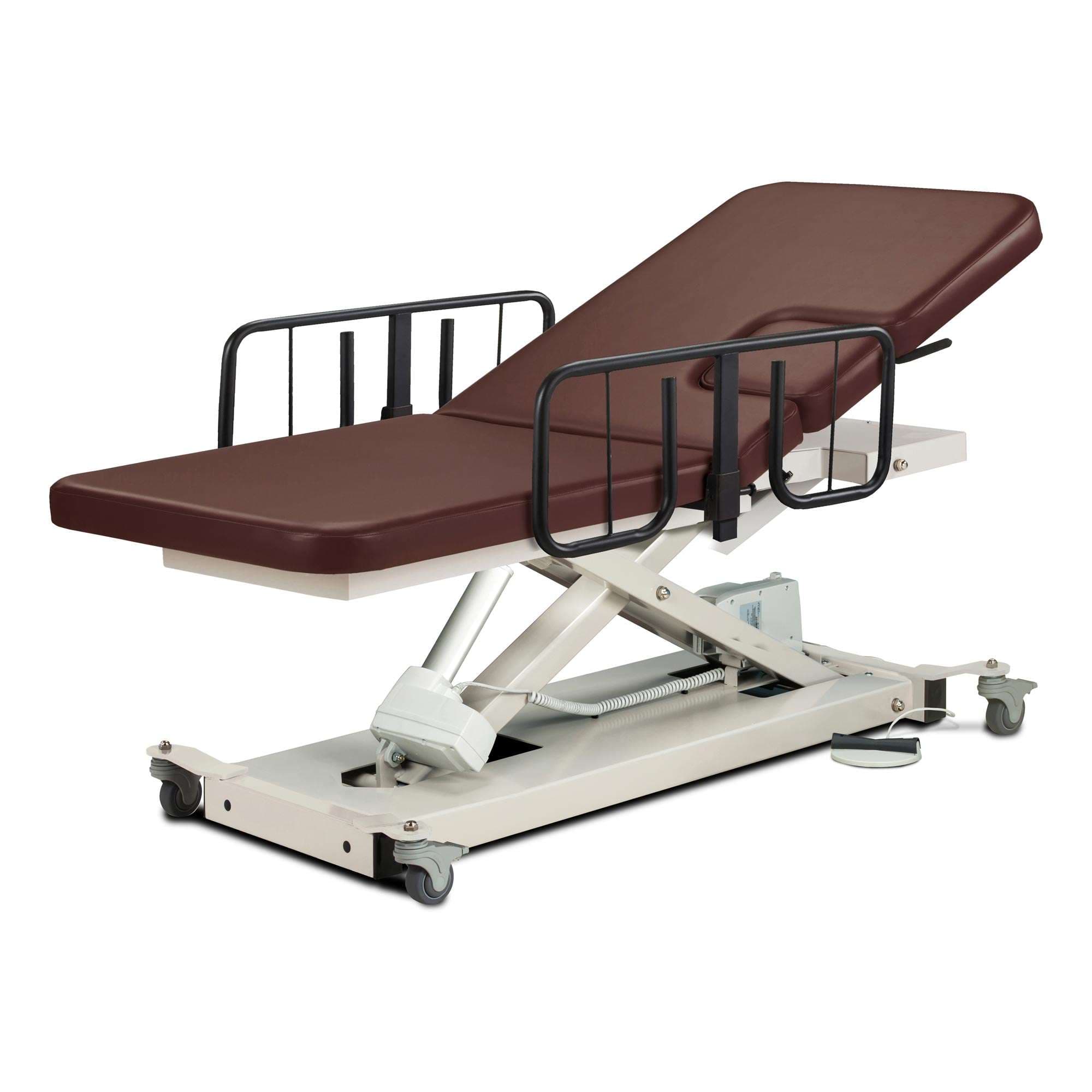 Clinton open base, power imaging table with window drop and adjustable backrest - Image 3