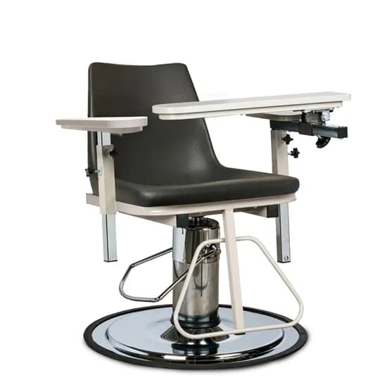 Clinton H Series, E-Z-Clean, Blood Drawing Chair with ClintonClean™ Arms