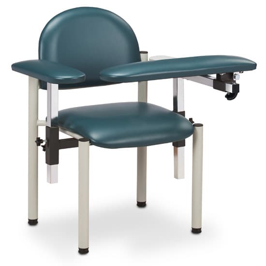 CLinton SC Series, Padded, Blood Drawing Chair with Padded Arms