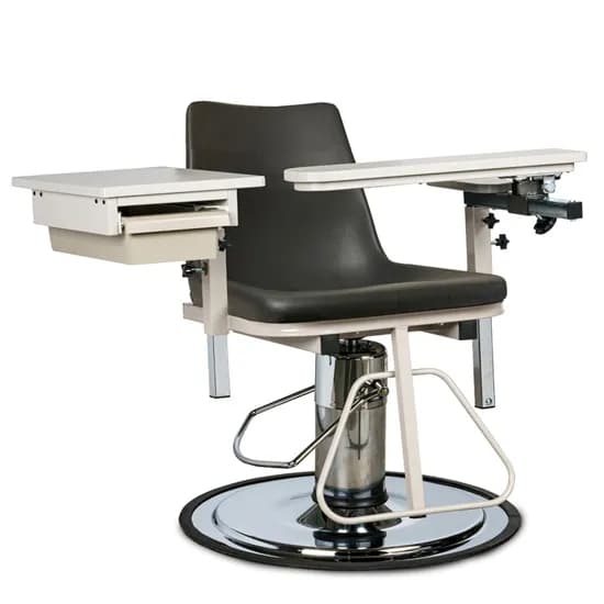 Clinton H Series, E-Z-Clean, Blood Drawing Chair with ClintonClean™ Arms - Image 2