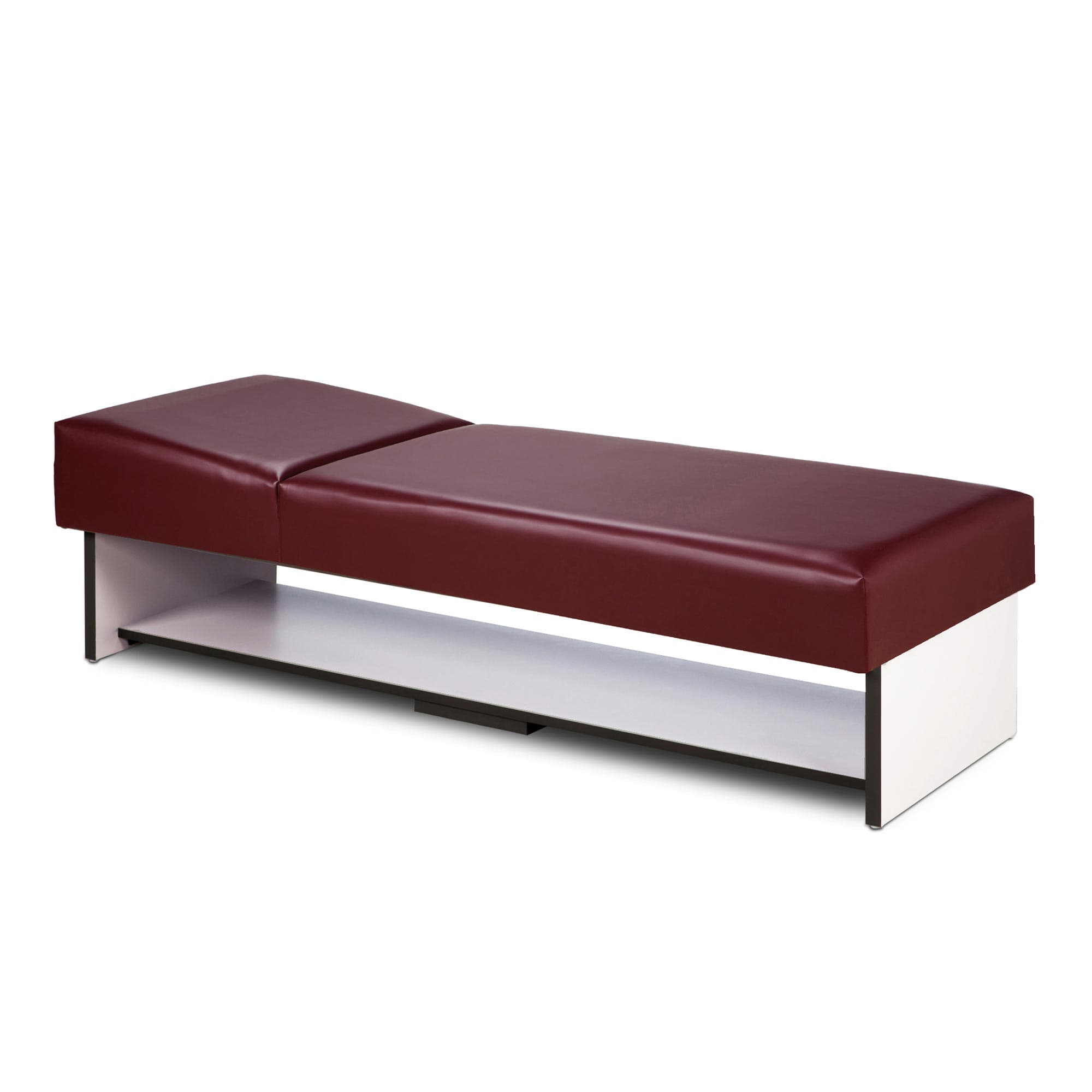 Clinton panel leg recovery couch with full shelf - Image 1