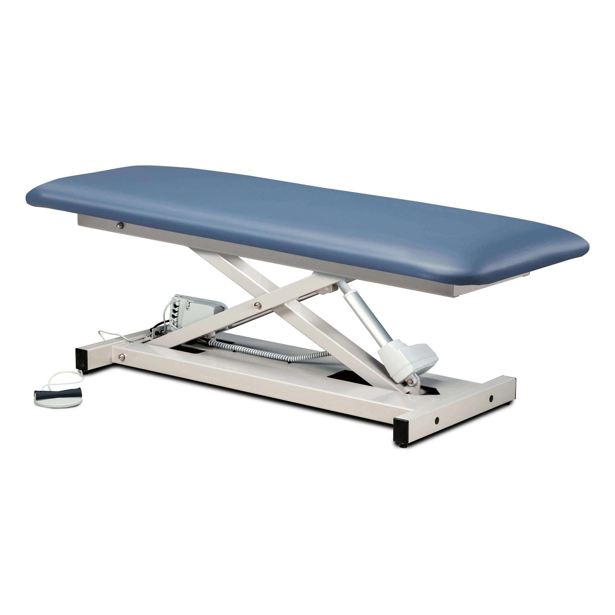 Clinton open base power table with one piece top